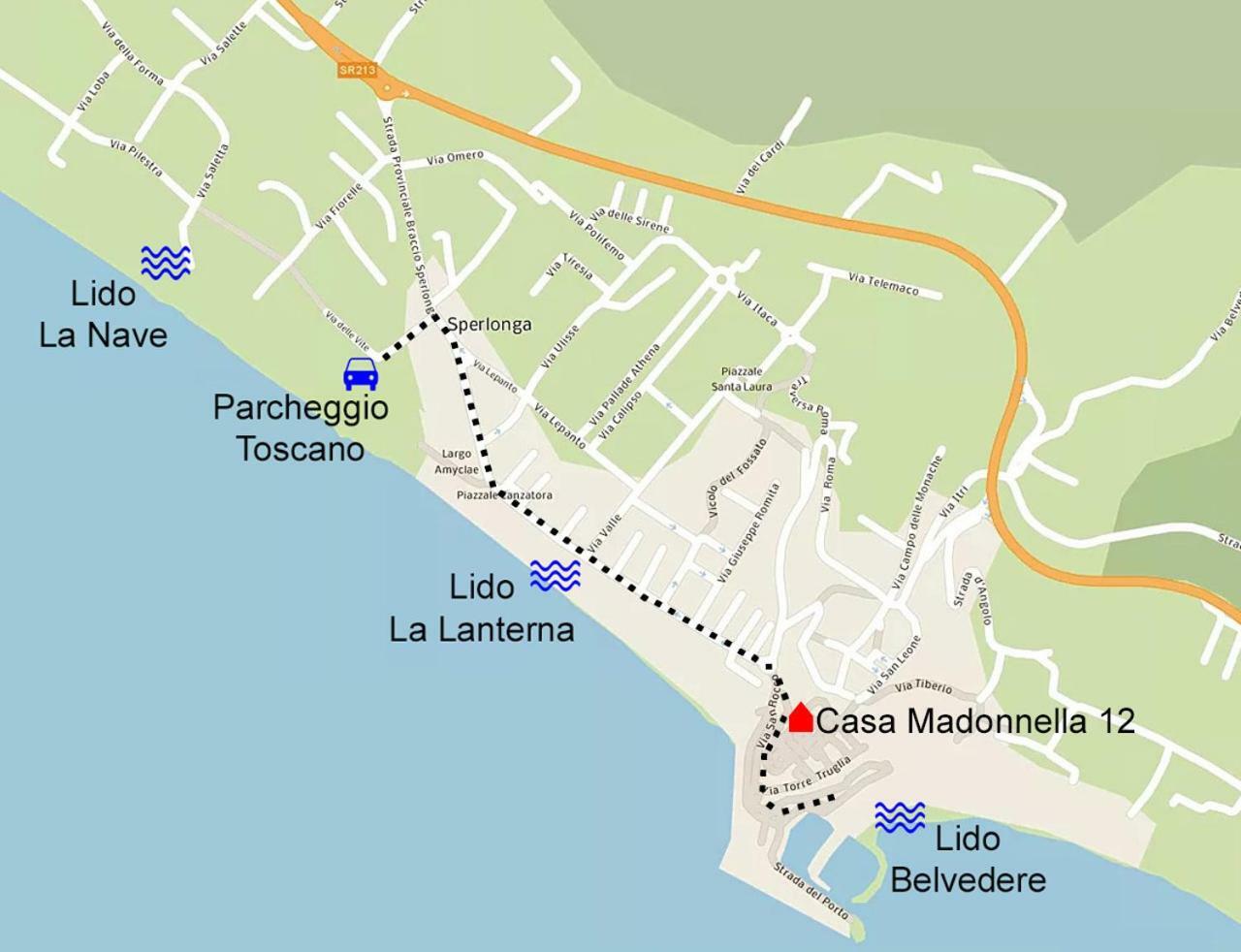 Casa Vacanza Madonnella 12 Sperlonga Exteriör bild